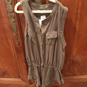 Olive Green Romper